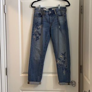 Anthropologie pilcro slim boyfriend jeans